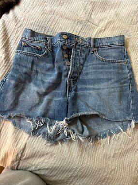 Lucky Brand Mom High-Rise Denim Shorts